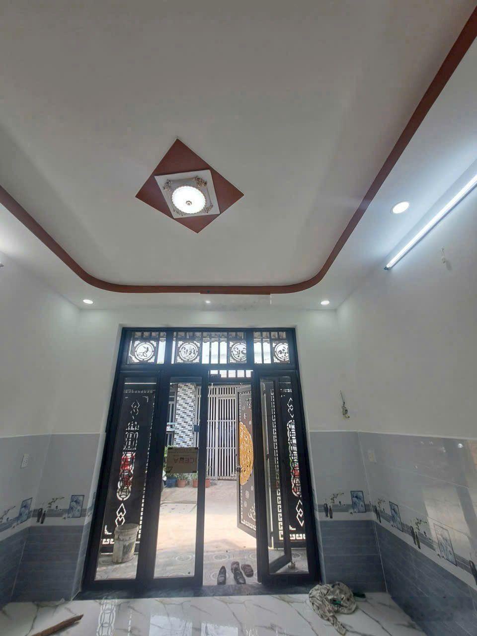 Nhà 2 tầng mới vi bằng hẻm xe hơi thông gần chợ thới tứ , thới tam thôn, hóc môn _ 1.65 tỷ