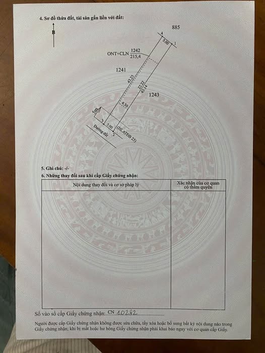 Mảnh đất tại đường Soi Đỏ, xã Minh Thạnh, huyện Dầu Tiếng, tỉnh Bình Dương