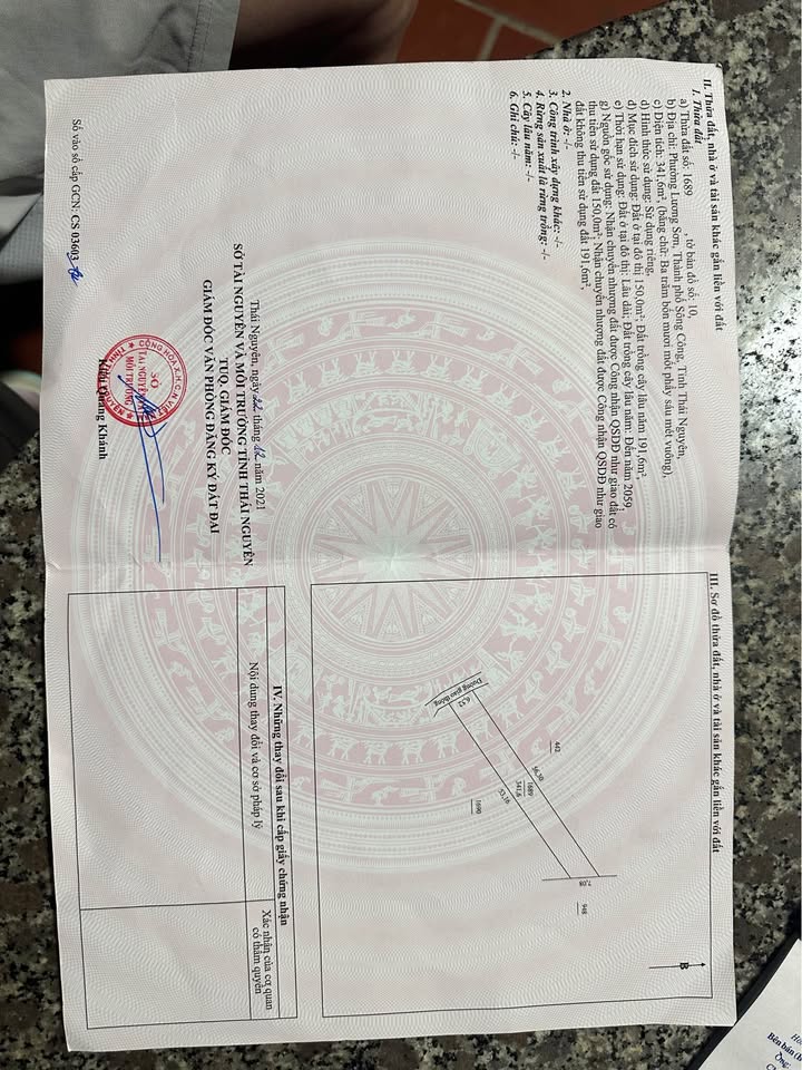 Đất Sông Công 400m² mặt tiền 6,5m, cơ hội vàng cho nhà đầu tư