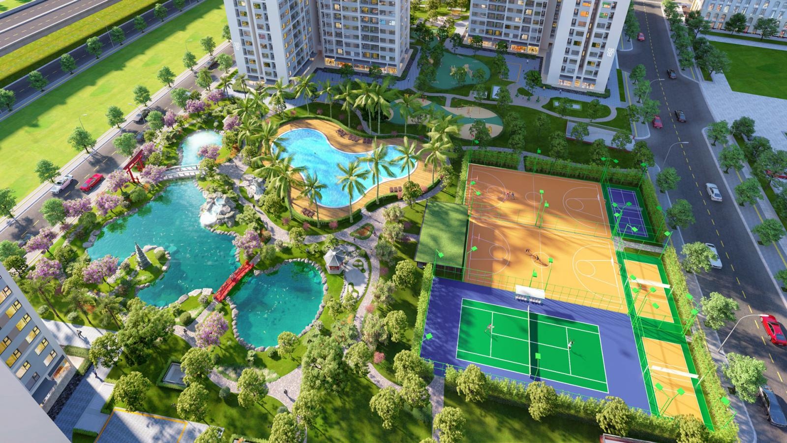 Cho thuê căn hộ 2PN, 2WC, 59m2, 6,5 triệu tại Vinhomes Grand Park, Q9, TP.HCM
