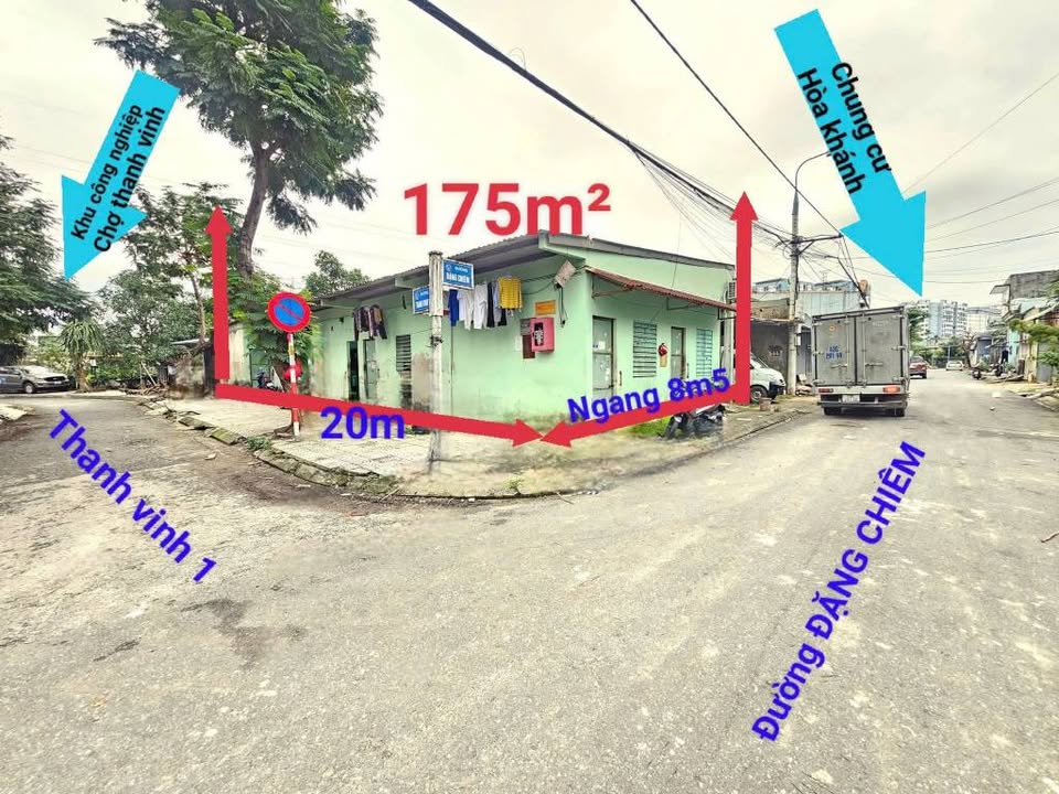 Ba lô đất Thanh Vinh, Cẩm Lệ, Đà Nẵng giá tốt, có phòng trọ