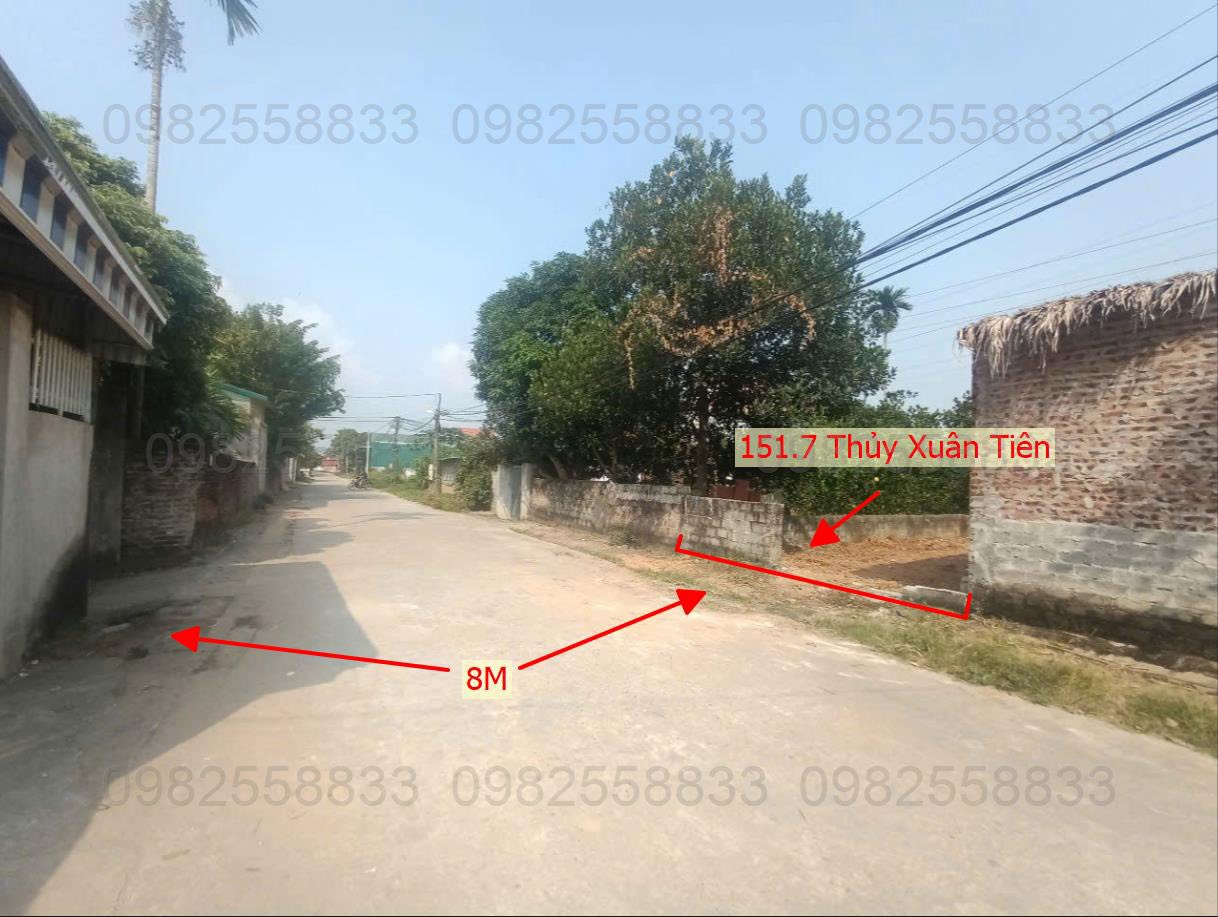 Bán đất 151.7m2 Thủy Xuân Tiên, Chương Mỹ - Đường Ô tô tránh, sát QL6A