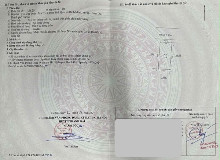 Bán đất đấu giá Cửa Đình, Mả Tre 3 - Thanh Hà, Hải Dương 79.9m2, chỉ 8 tỷ