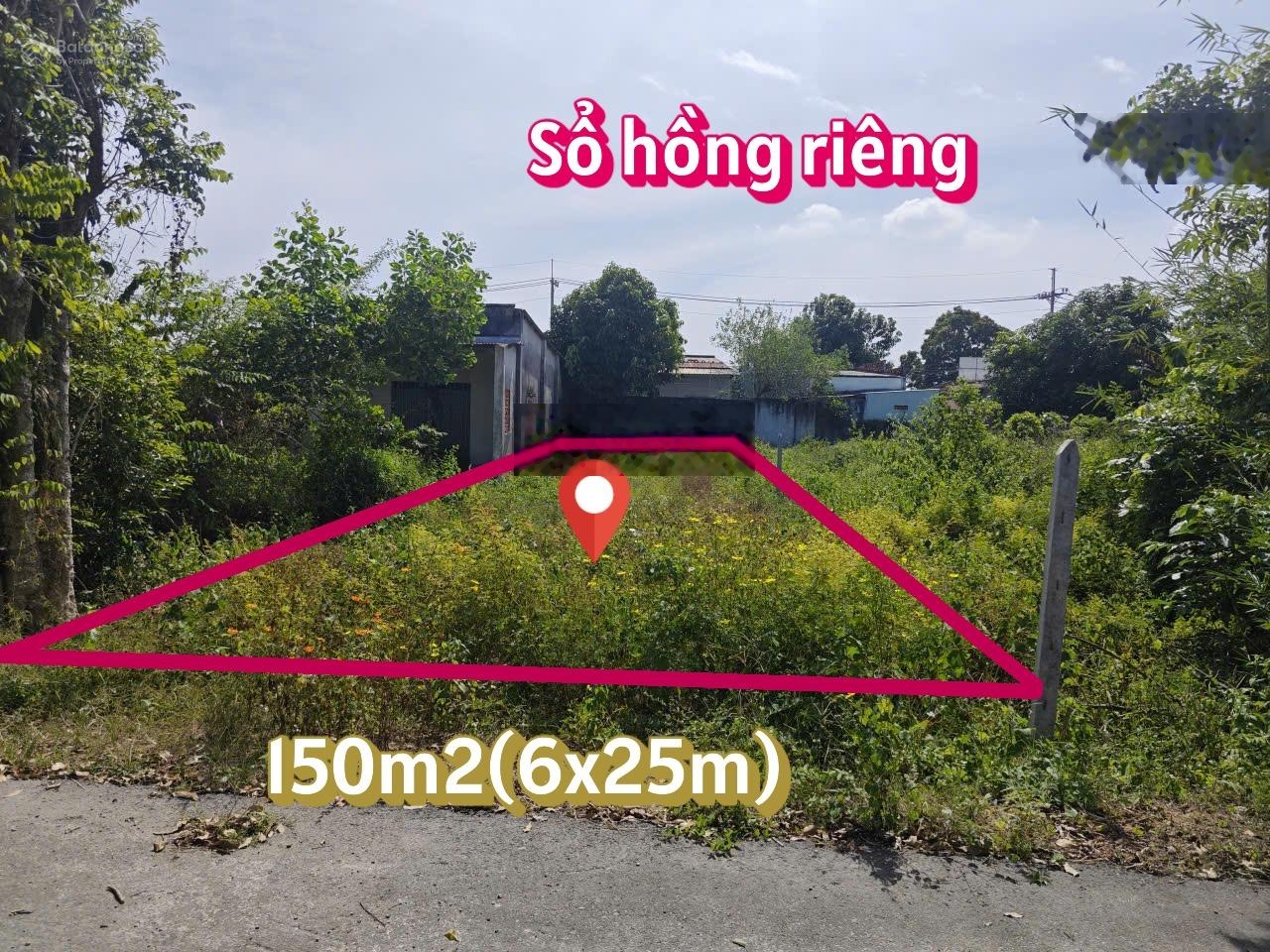 Bán gấp lô đất 150m2 giá 950 triệu ngay đường Võ Văn Điều xã Phước Thạnh , Củ Chi gần trường học.
