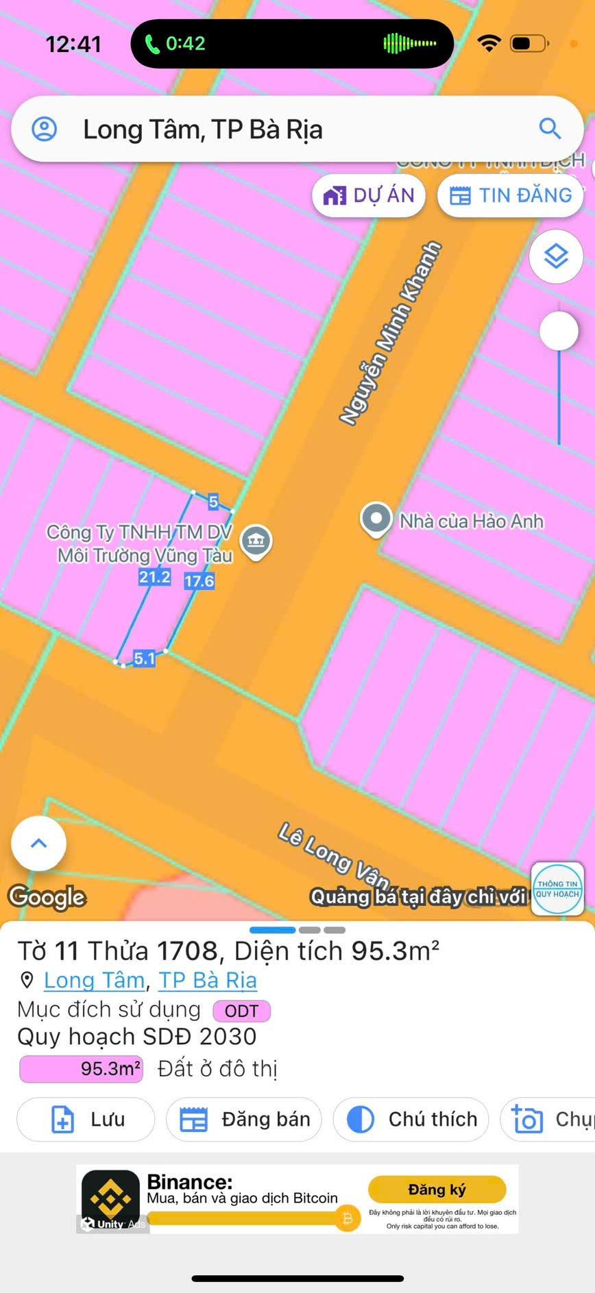 Bán gấp lô góc 2 mặt tiền kinh doanh đắc địa phường Long Tâm, thành phố Bà Rịa