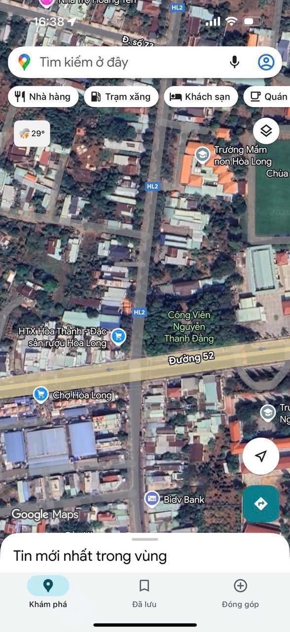 Siêu phẩm đất mặt tiền Hương Lộ 2, thành phố Bà Rịa, chỉ cách chợ Hoà Long 80 mét