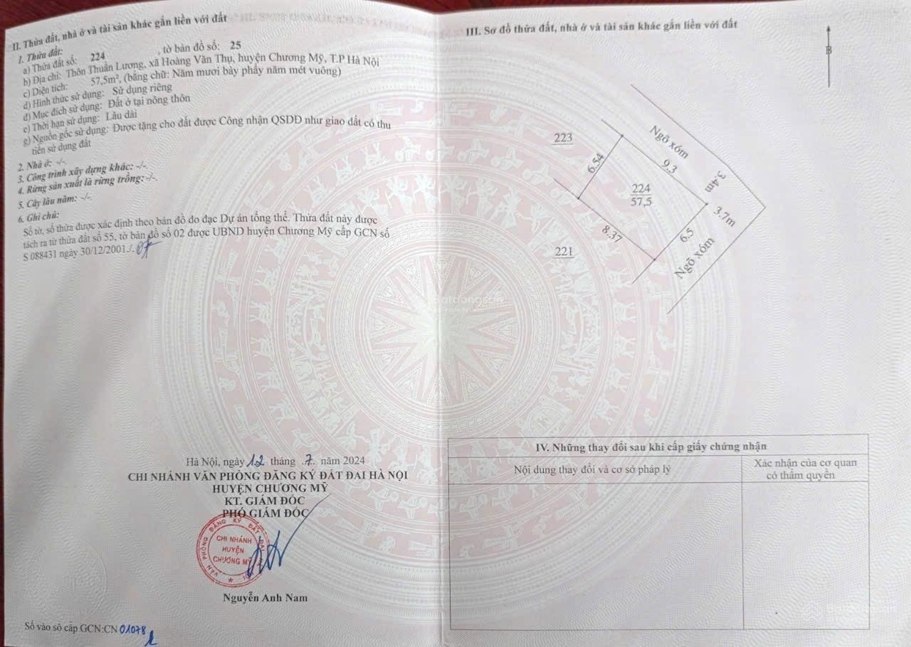 Chỉ 1,7 tỷ lô góc 2 mặt thoáng oto đỗ cửa