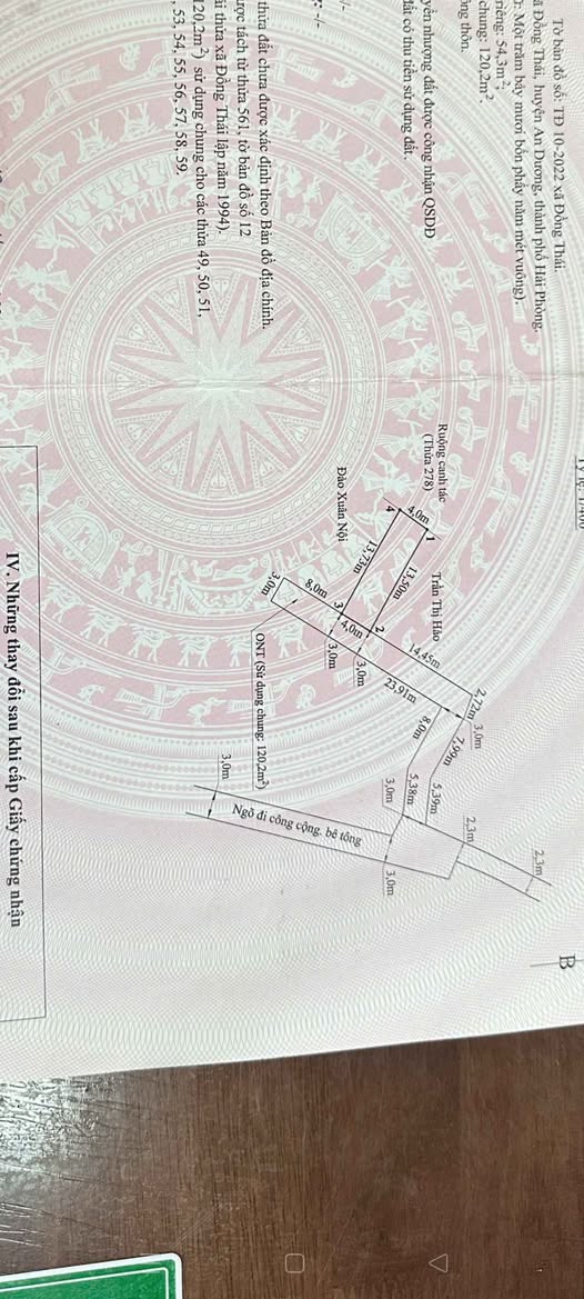 Chính chủ bán gấp đất Hoàng Mai, An Dương, giá sốc chỉ 1.6 tỷ