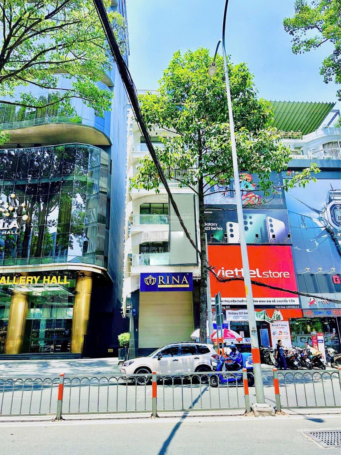 Cho thuê tòa nhà mặt tiền Đường 3/2 Quận 10 1 hầm 5 lầu, thang máy, nhận nhà ngay, giá tốt