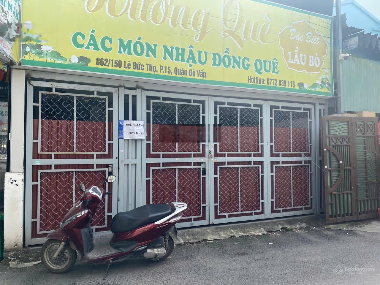 Tôi chủ nhà cho thuê mặt bằng 7x16m, trệt + lầu, hẻm xe tải Lê Đức Thọ, Gò Vấp 16tr/tháng