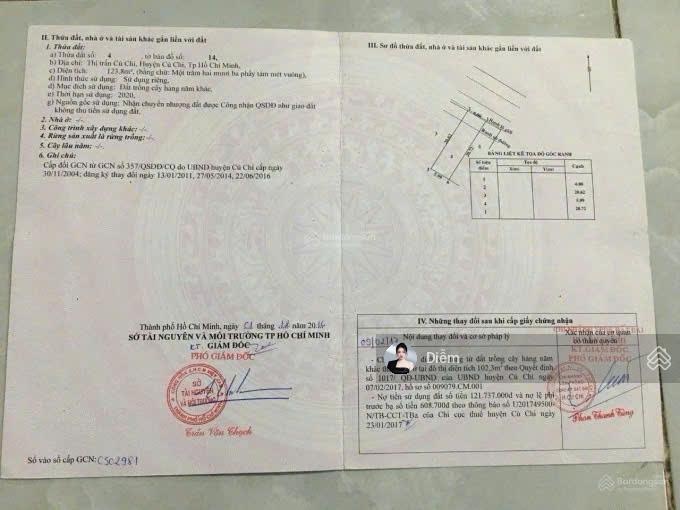 Chủ cần bán lô đất 125m2 giá 990 triệu có thổ. Đ. Nguyễn Văn Ni gần cầu vượt Củ Chi, sổ hồng riêng