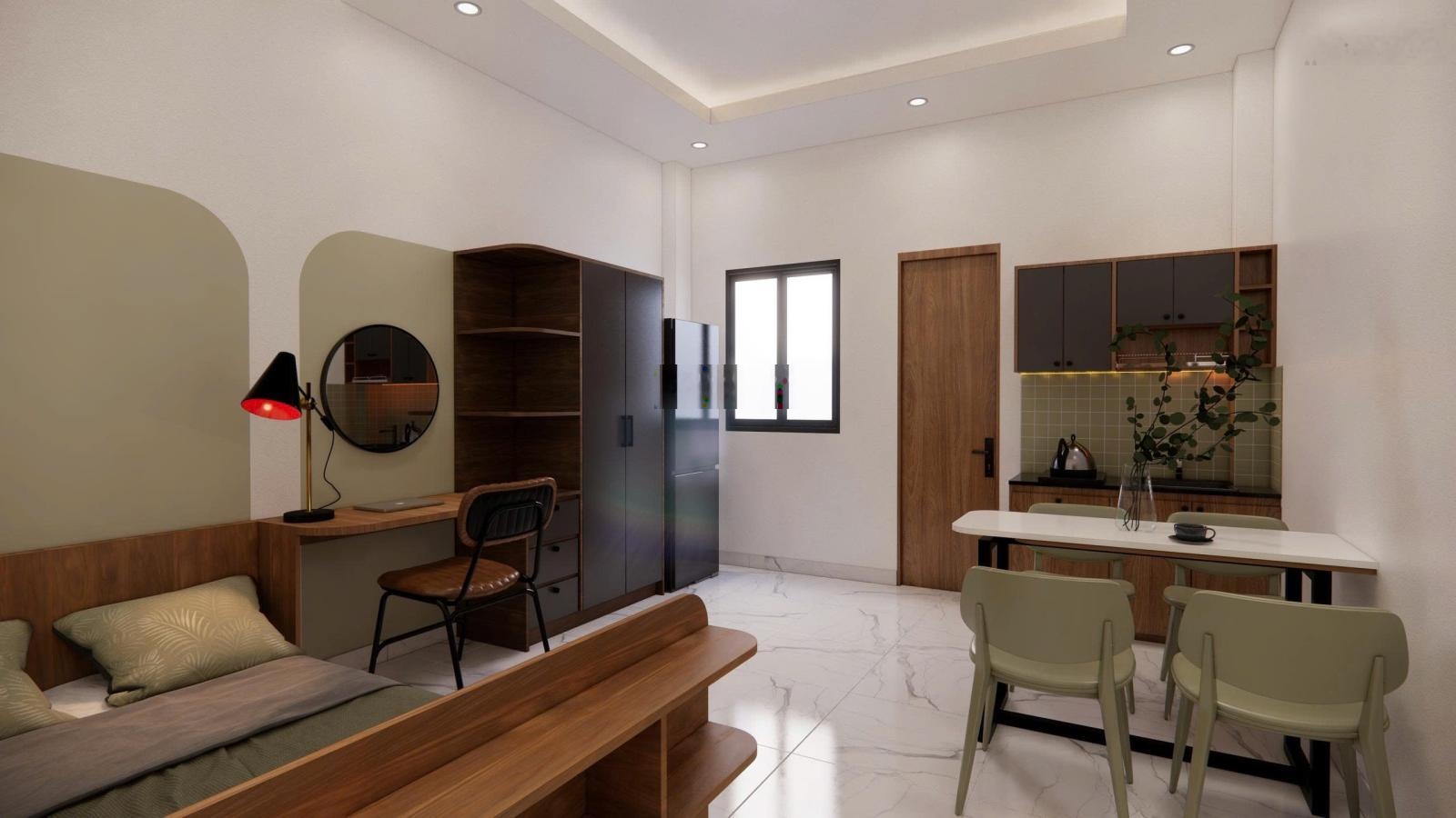 Cho thuê Studio mới hoàn thành, full nội thất mới 100% vị trí di chuyển sân bay thuận tiện