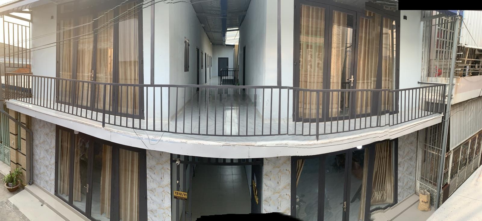 Dãy nhà mới xây cho thuê, mỗi căn riêng biệt gồm 2 tầng (diện tích sàn 50m2) gần siêu thị GO