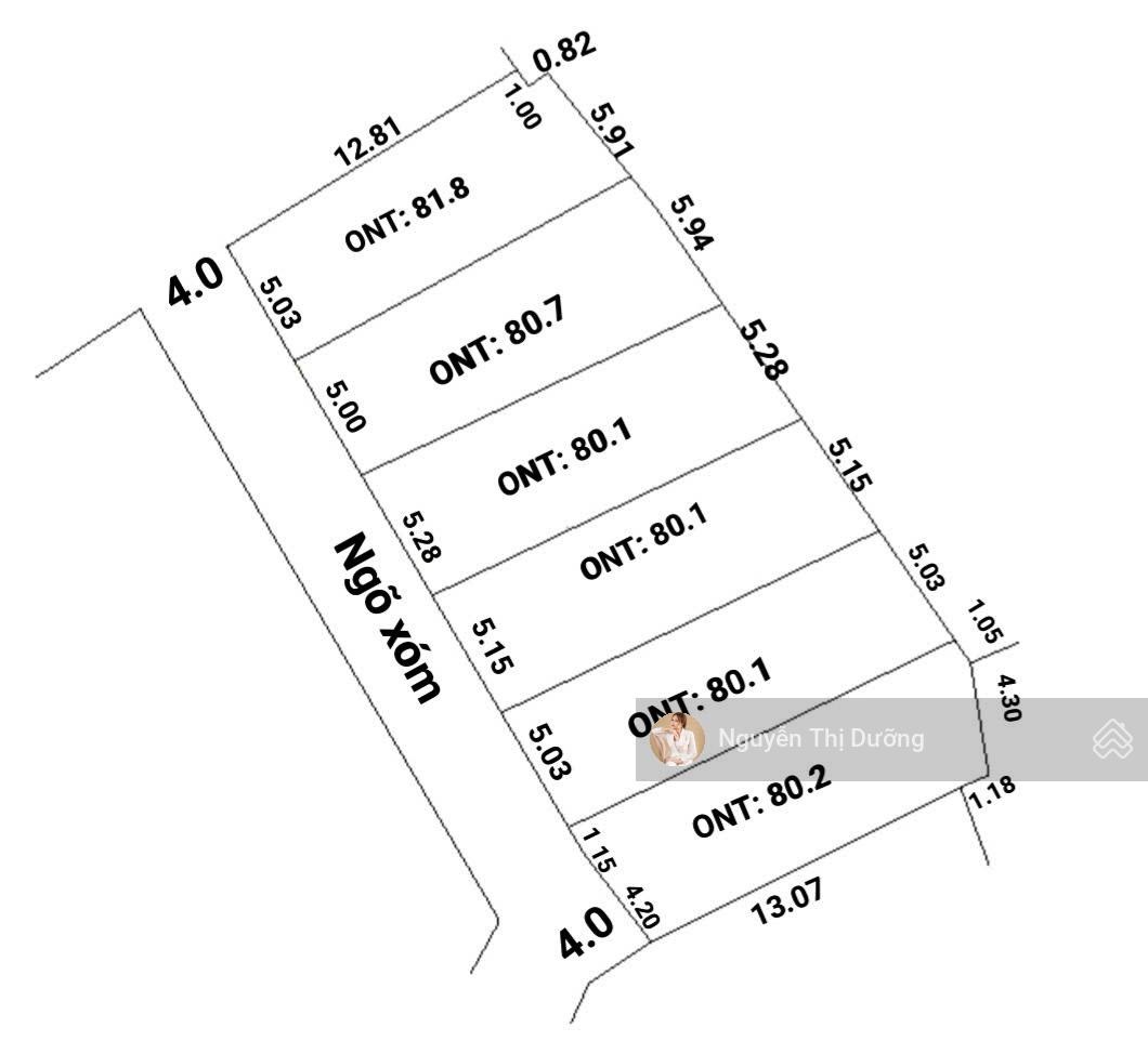Mở bán 6 lô tại thôn yên trình, xã trần phú, chương mỹ giá 1,35 tỷ