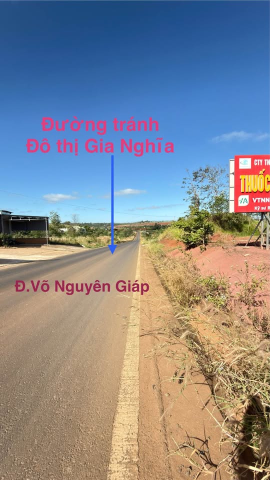 Cơ hội sở hữu ngay lô đất mặt tiền đường tránh Võ Nguyên Giáp, phường Nam Gia Nghĩa, Đắk Nông