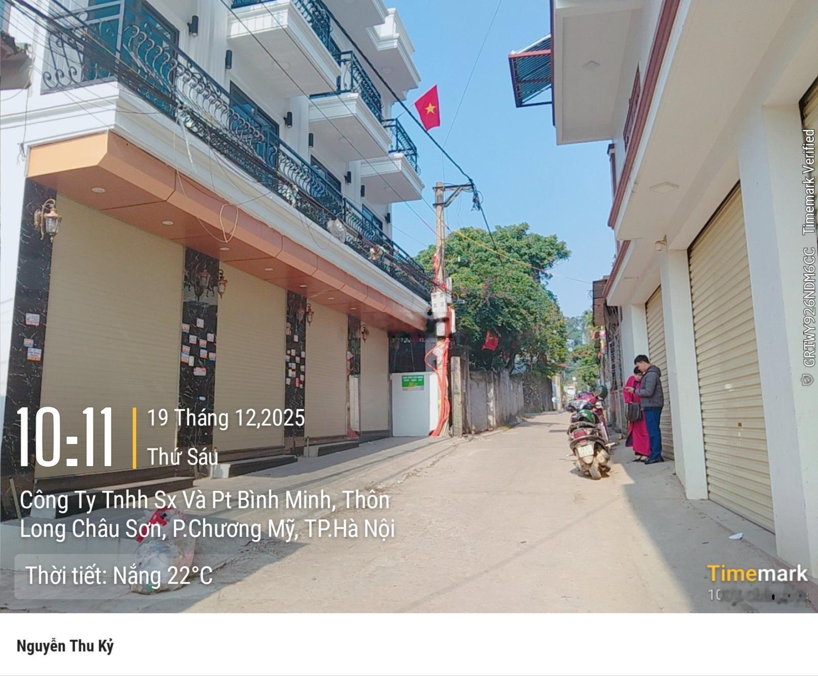 Bán nhà Phụng Châu Phường Chương Mỹ DT 40m, 4 tầng hơn 3 tỷ, 2 ô tô tránh, Kinh Doanh, Đường thông.