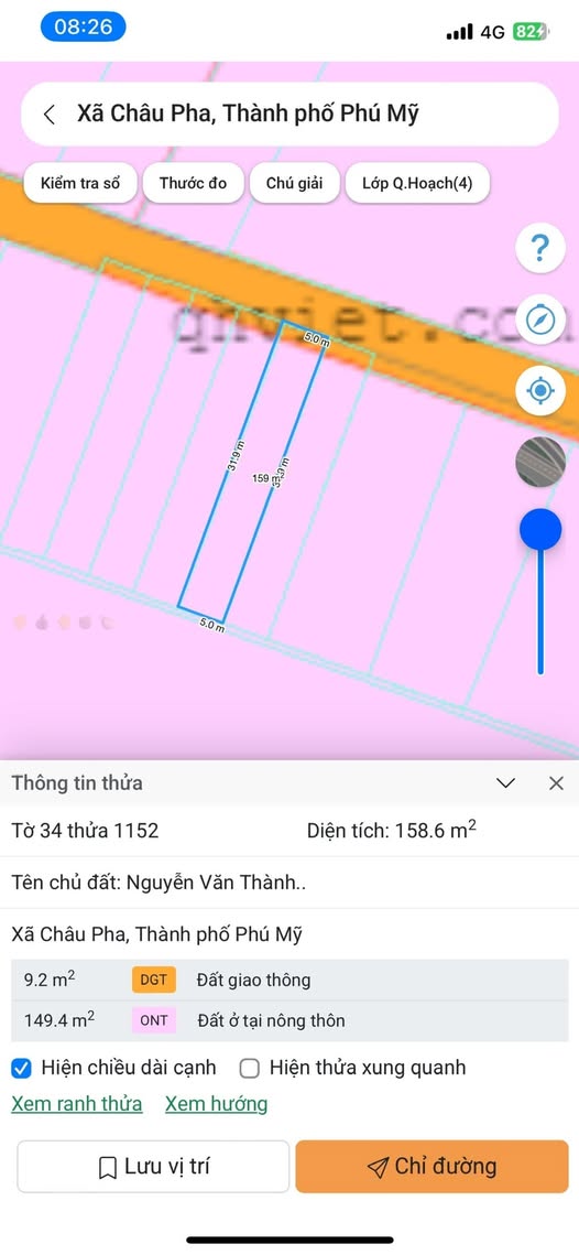 Bán đất thổ cư 100m2 tại xã Châu Pha, Bà Rịa - Vũng Tàu, cơ hội đầu tư hấp dẫn