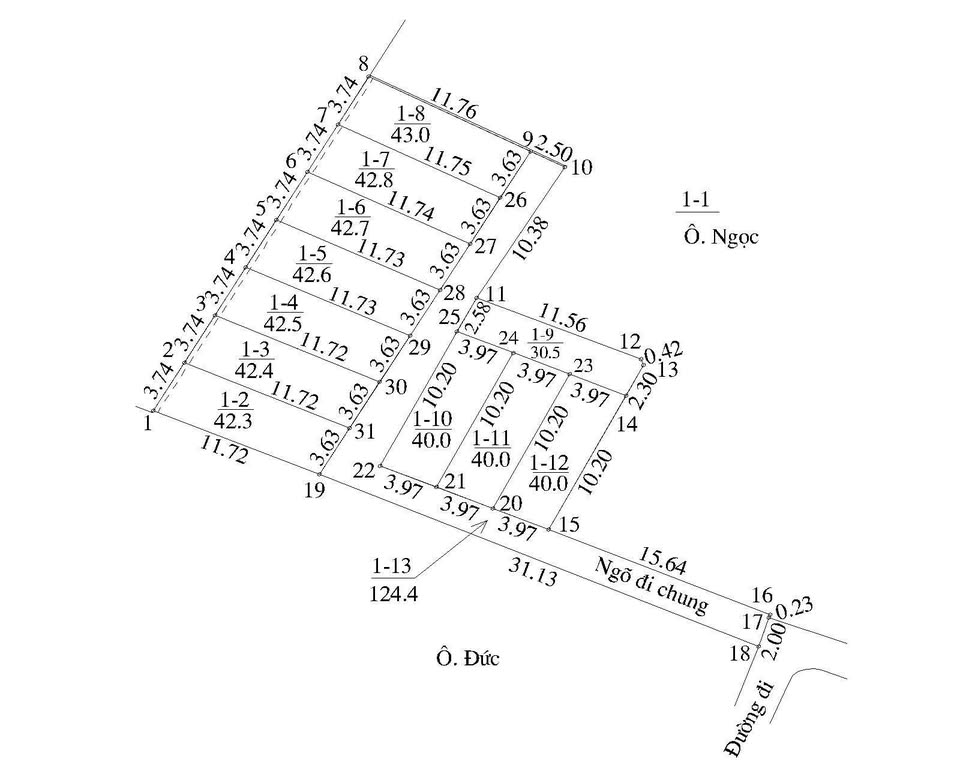 Nhà phố thương mại 3 tầng - 40m2 - Hoài Đức, Hà Nội - chỉ 2,2 tỷ