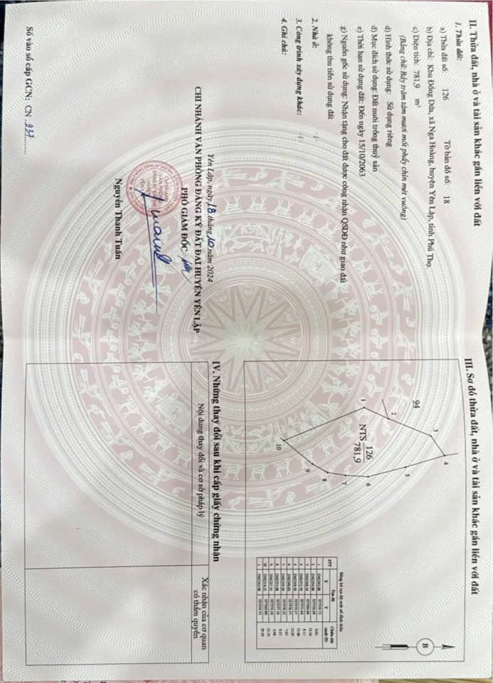 Siêu phẩm đất nền rộng tới 4000m2 tại Nga Hoàng, Yên Lập, Phú Thọ đang chờ chủ nhân mới