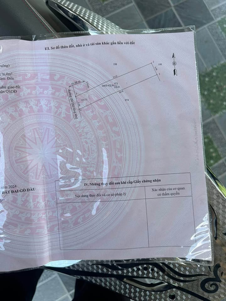 Bán đất 50m2 thổ cư, mặt tiền 6m, huyện Trảng Bàng, Tây Ninh