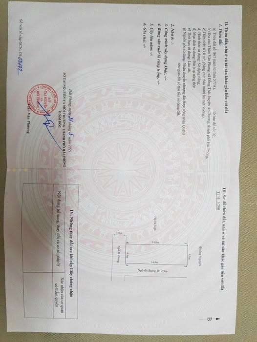 Bán gấp lô góc đẹp tại Chung Cư Văn Cú, Thành phố Hải Phòng