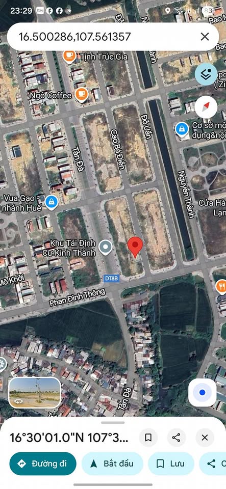 Bán mảnh đất tại khu quy hoạch Hương Sơ, nằm đối lưng trục đường Tản Đà sầm uất