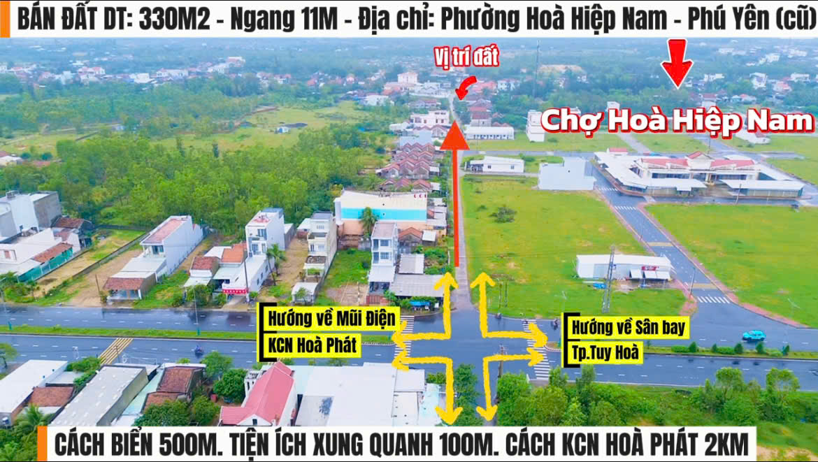 Đất vàng Đắk Lắk 11x30m, sổ đỏ 100% thổ cư, gần chợ, biển, KCN, giá hời như mơ