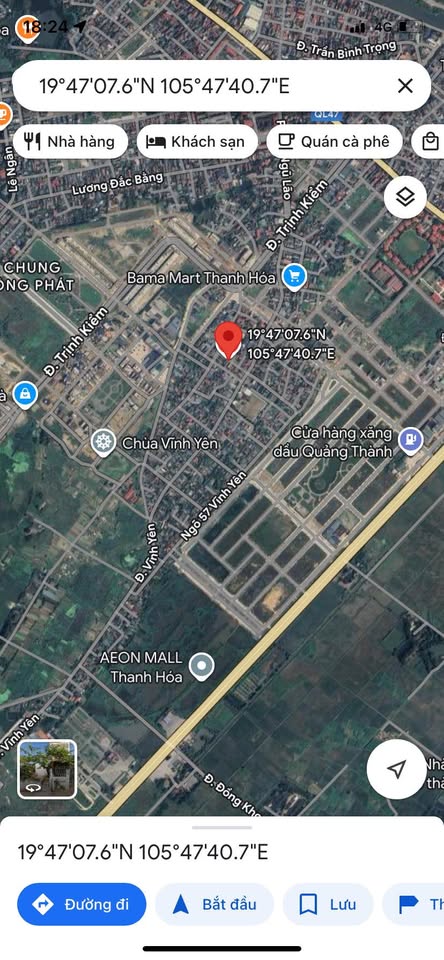 Bán đất thổ cư 72.7m2 gần AEON, Quảng Thành, Thanh Hóa - Sổ đỏ sẵn sàng