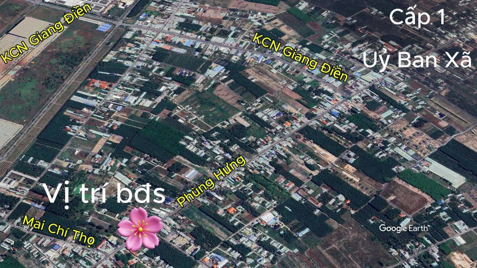 Đất vàng Phùng Hưng 302m² hướng về Sân bay Long Thành, giá chỉ 14.9 triệu/m²