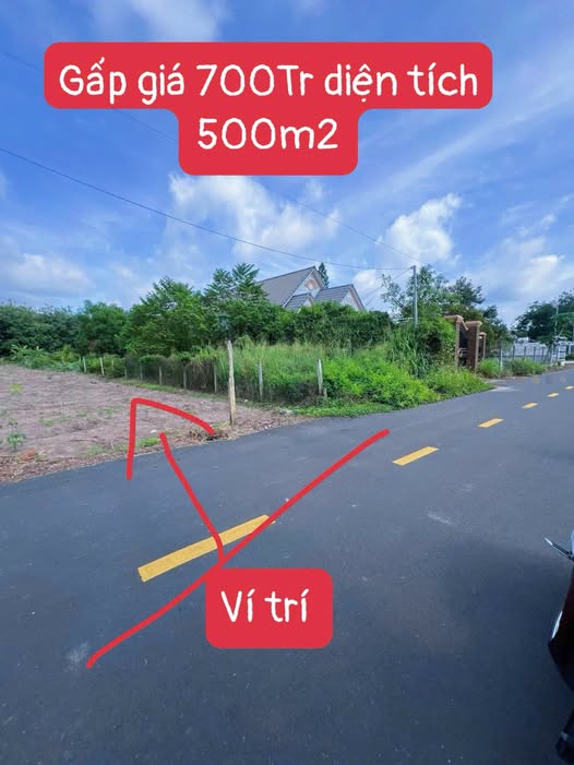 Bình Phước - Đất nền 500m2 mặt tiền đường nhựa 36m, giá 700 triệu - Cơ hội đầu tư sinh lời
