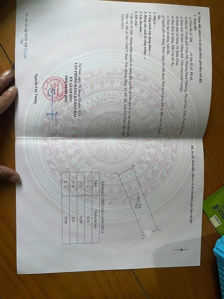 Cơ hội sở hữu lô đất kim cương ngay trung tâm khu công nghiệp Đồng Văn 1, 2, thuộc huyện Bình Lục, tỉnh Hà Nam