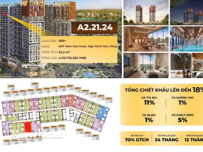 Căn hộ 1 ngủ Sun Cora Tower, tầm nhìn khoáng đạt, an cư lý tưởng