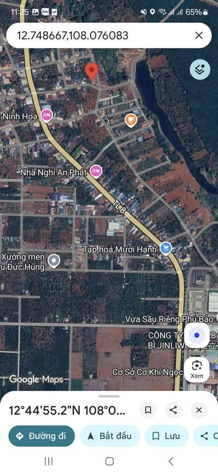 Bán đất tại Cư Suê, hẻm cấp 1, đường tỉnh Lộ 8, khu Him Lam, tỉnh Đắk Lắk