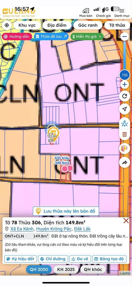 Bán nhanh 3 lô đất FO Eakênh, Krông Pắc, Đắk Lắk, gần chợ, trường học, dân cư