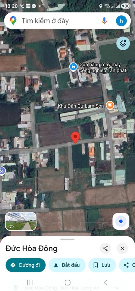 Đất Đức Hòa - Ngang 5m, sổ hồng riêng, giá 1.4 tỷ - Đầu tư hay xây trọ, bao ok