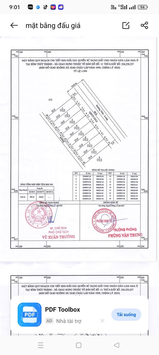 Đất vàng Visip Nam Định nhỉnh tỷ sở hữu ngay 85m2 gần biển, đường rộng thênh thang