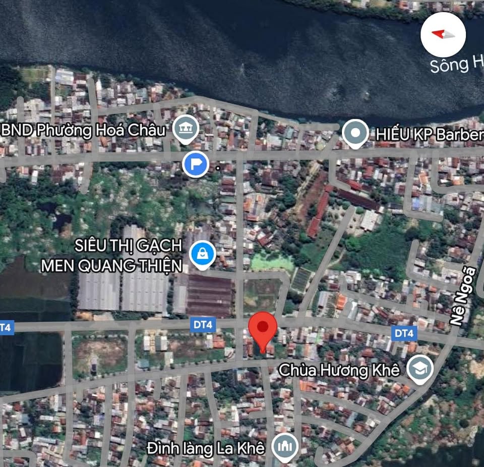 Bán lô đất mặt tiền gần khu quy hoạch Hương Vinh, đối lưng đường Nguyễn Văn Linh, 130m2, giá 1,9 tỷ