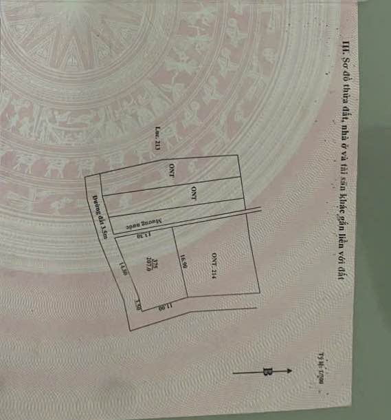 Bán lô 207m2 đất ở hoàn toàn thuộc Hoà Tiến - Đà Nẵng, giá 1.4 tỷ