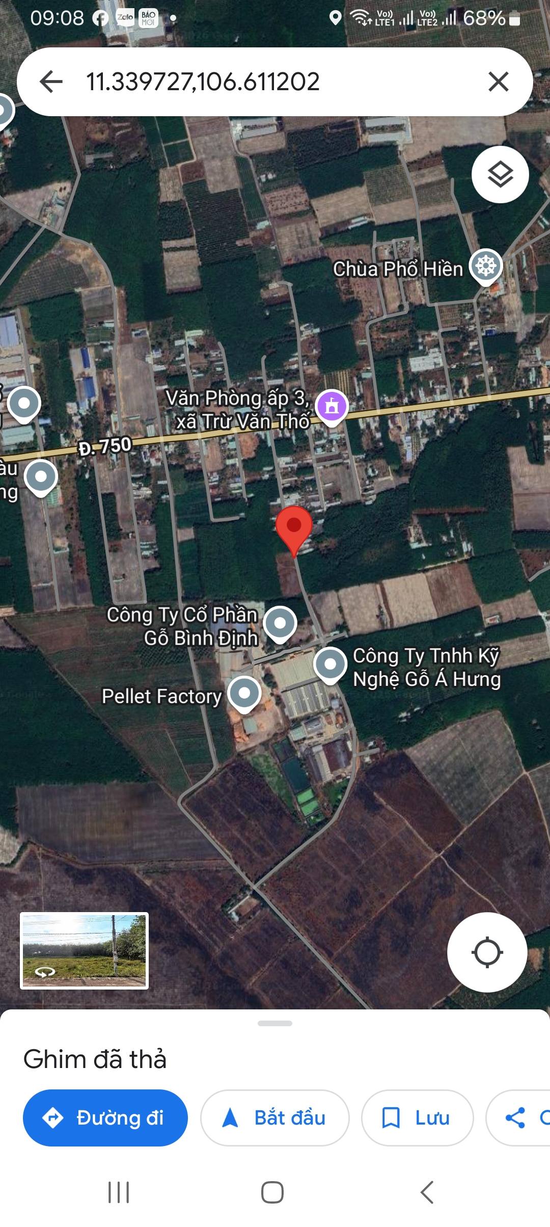 Bán đất mặt tiền đường nhựa Trừ Văn Thố, Bàu Bàng, kinh doanh đỉnh cao