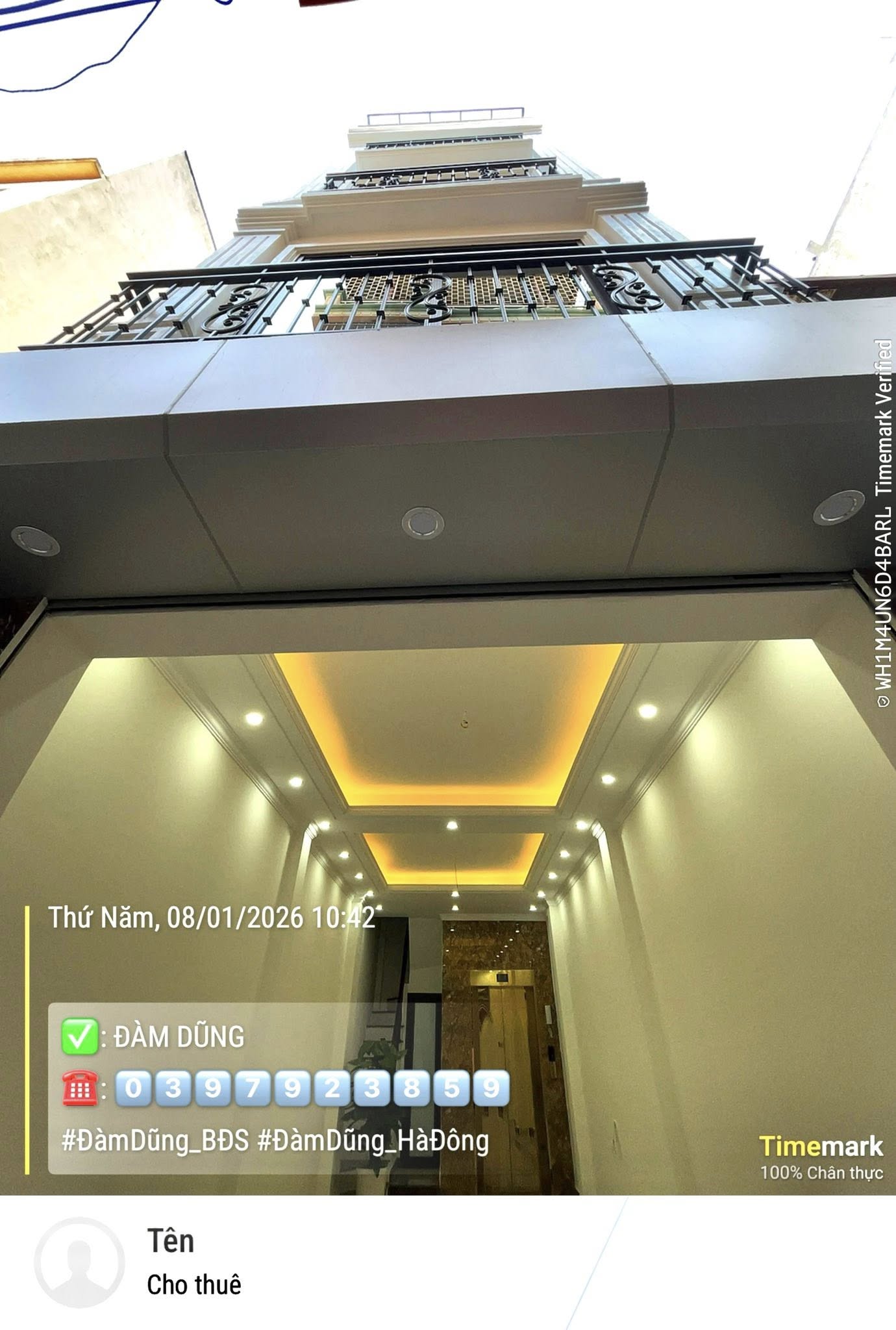 Nhà Trần Phú 35m² x 5 tầng, mặt ngõ rộng, có thang máy, sổ đỏ chính chủ