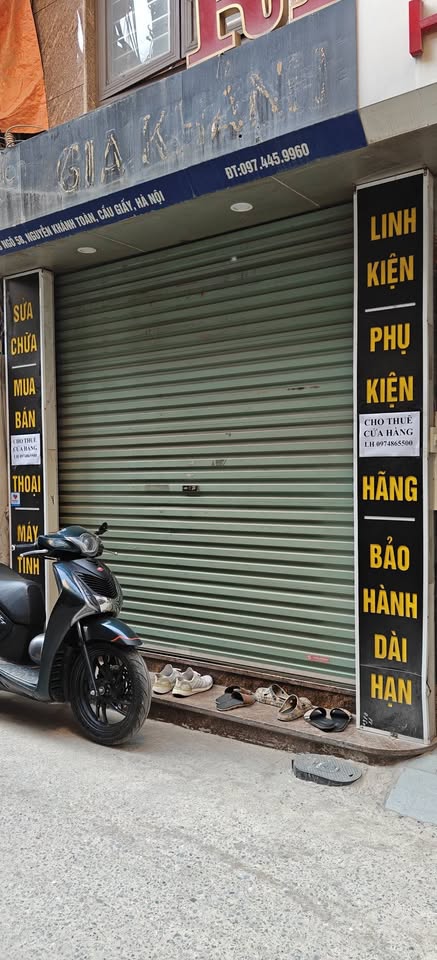 Chính chủ cho thuê gấp cửa hàng vị trí đẹp mặt ngõ 58 Nguyễn Khánh Toàn, Cầu Giấy