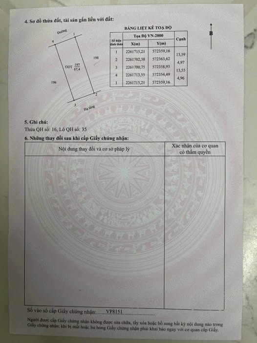 Bán mảnh đất mặt đường Quốc lộ 38A, Trần Thái Tông kéo dài
