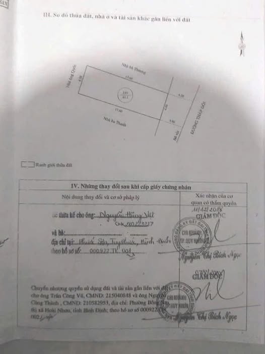 Bán nhà mặt tiền đối diện Tháp Đôi, phường Quy Nhơn, vị trí sầm uất