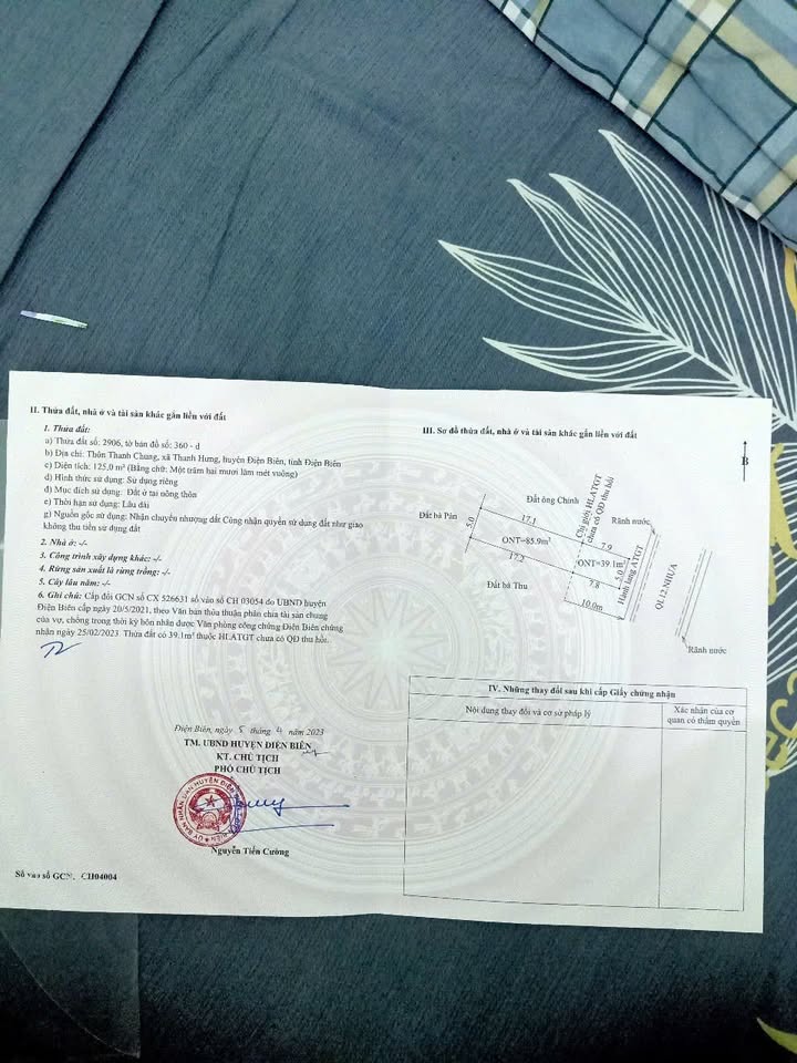 Bán nhà 2 tầng mặt đường Quốc lộ 12, Thanh Hưng cũ, hướng Đông, giá 2.05 tỷ