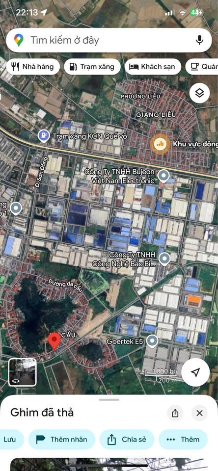 Bán kho bãi nhà xưởng khu công nghiệp thị xã Quế Võ, tỉnh Bắc Ninh giá 2 tỷ