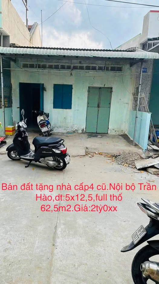 Bán nhà cấp 4 tái định cư Phường 9, Trần Hào, Phú Yên, đường 10m, 62.5m2, giá 2,05 tỷ