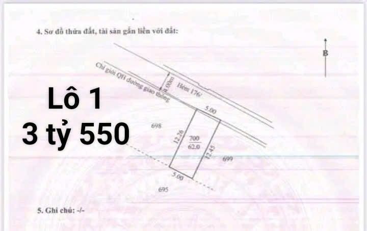Bán đất Trương Công Định, trung tâm Vũng Tàu, 50m2, giá 3.55 tỷ