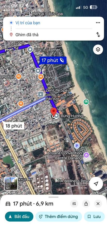 Bán nhà cấp 4 kiệt Võ Nguyên Giáp, gần Hồ Xuân Hương, nằm sát biển, giá 7.4 tỷ