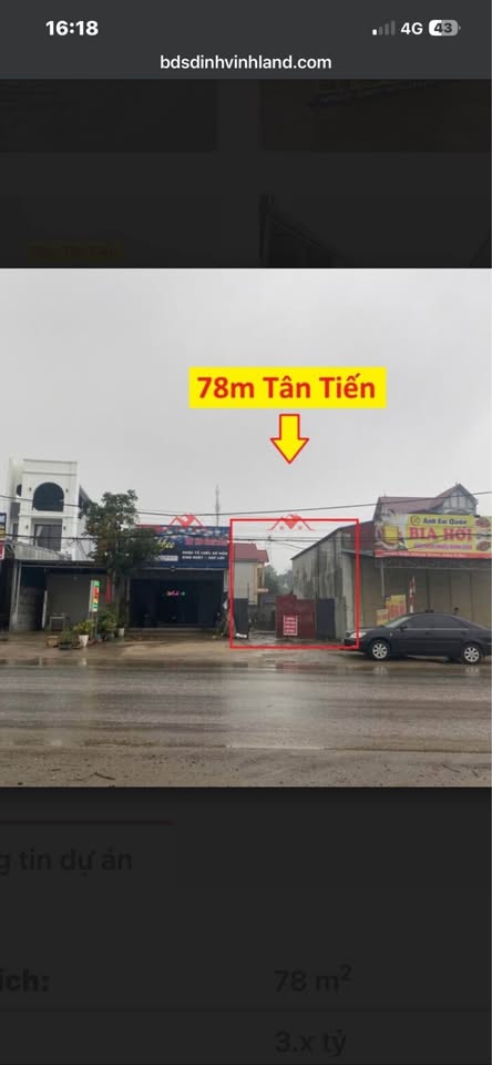 Bán đất mặt đường kinh doanh tại Đông Tiến, Tân Tiến, Chương Mỹ