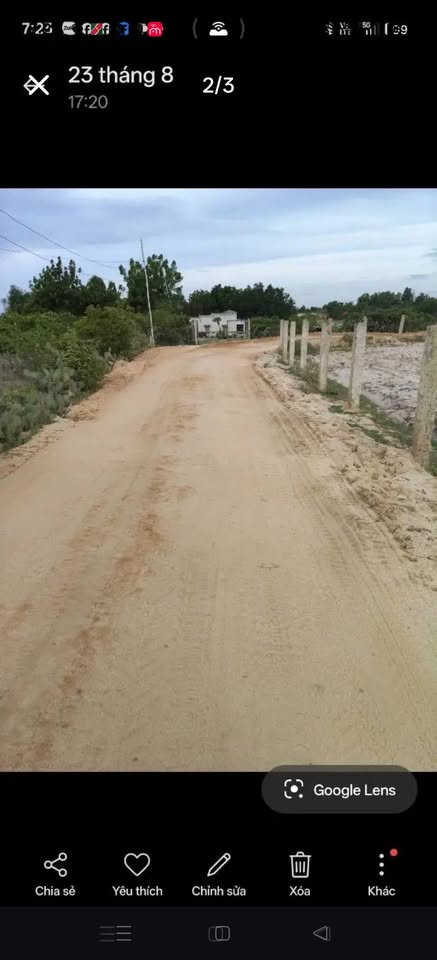 Cần bán lô đất mặt đường thôn Phước Khánh, xã Ninh Phước, tỉnh Ninh Thuận, nay là tỉnh Khánh Hòa, giá 730 triệu